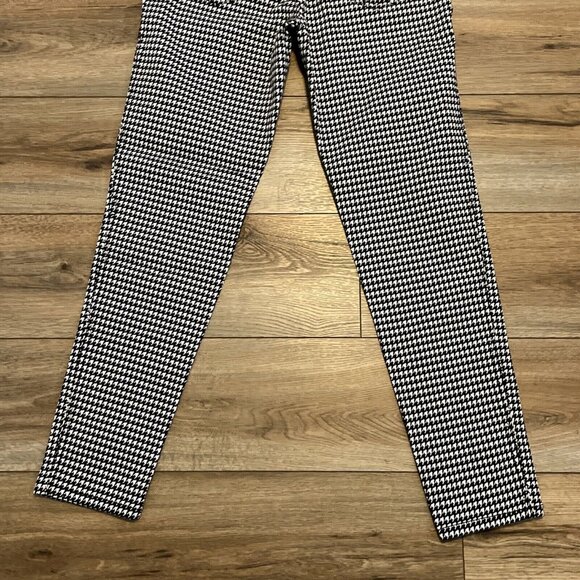 Women's Dang Goodman Tripp NYC Houndstooth Skinny Jeans SZ 11 Black Rocker Pants - Picture 14 of 14